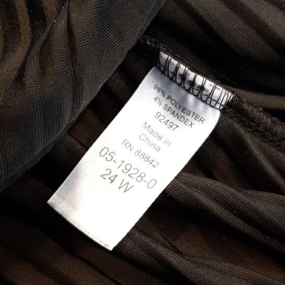 Woman Within Black Velvet Dress - Picture 9 of 9